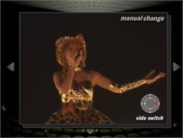 In game image of Ayumi Hamasaki Dome Tour 2001 - A Visual Mix on the Sony Playstation 2.