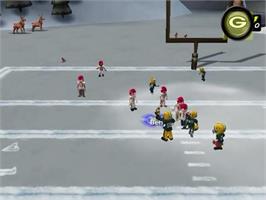 In game image of Backyard Football '10 on the Sony Playstation 2.