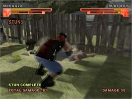 In game image of Backyard Wrestling: Don't Try This at Home on the Sony Playstation 2.