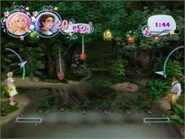 In game image of Barbie As The Island Princess on the Sony Playstation 2.