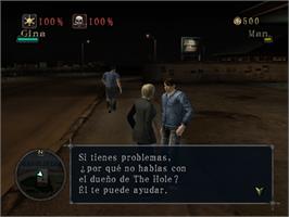 In game image of Beat Down - Fists Of Vengeance on the Sony Playstation 2.