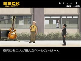 In game image of Beck - The Game on the Sony Playstation 2.
