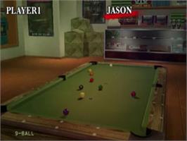 In game image of Billiards Xciting on the Sony Playstation 2.