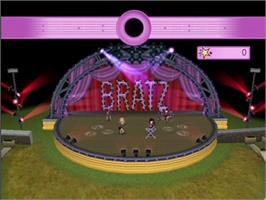 In game image of Bratz - Girlz Really Rock on the Sony Playstation 2.