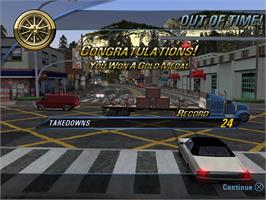 In game image of Burnout 3 - Takedown on the Sony Playstation 2.