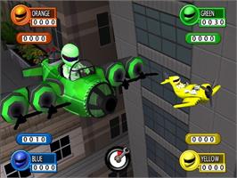 In game image of Buzz! Junior - Ace Racers on the Sony Playstation 2.