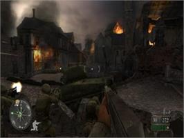 In game image of Call Of Duty 2 - Big Red One on the Sony Playstation 2.