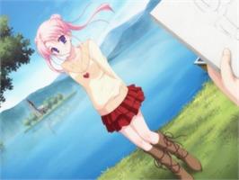 In game image of Canvas 3 - Tanshoku No Pastel on the Sony Playstation 2.