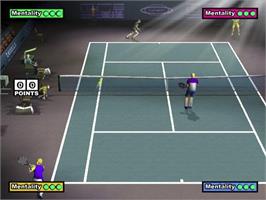 In game image of Centre Court - Hard Hitter on the Sony Playstation 2.