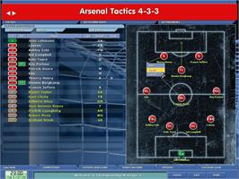 In game image of Championship Manager 5 on the Sony Playstation 2.