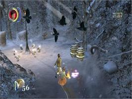 In game image of Chronicles of Narnia, The - The Lion, the Witch and the Wardrobe on the Sony Playstation 2.