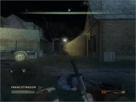 In game image of Commandos Strike Force on the Sony Playstation 2.