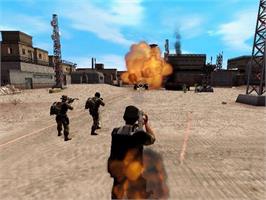 In game image of Conflict - Desert Storm 2 on the Sony Playstation 2.