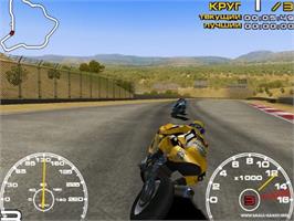 In game image of Crescent Suzuki Racing - Superbikes And Super Sidecars on the Sony Playstation 2.