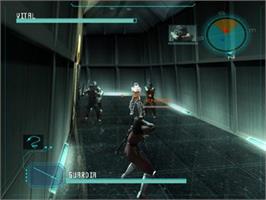 In game image of Cy Girls on the Sony Playstation 2.
