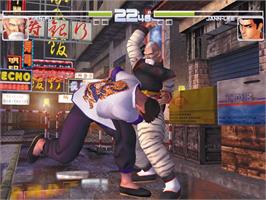 In game image of DOA2 - Dead or Alive 2 on the Sony Playstation 2.