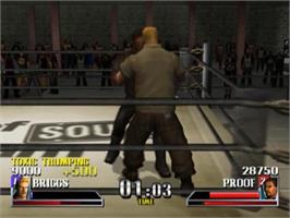 In game image of Def Jam Vendetta on the Sony Playstation 2.