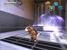 In game image of Disney G-Force on the Sony Playstation 2.