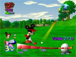 In game image of Disney Golf on the Sony Playstation 2.