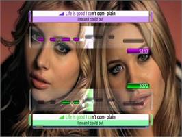 In game image of Disney Sing It on the Sony Playstation 2.
