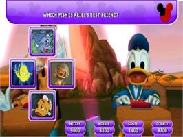 In game image of Disney Th!nk Fast on the Sony Playstation 2.