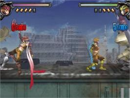 In game image of Dragon Sisters on the Sony Playstation 2.