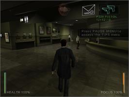 In game image of Enter The Matrix on the Sony Playstation 2.