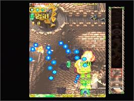 In game image of Espgaluda on the Sony Playstation 2.