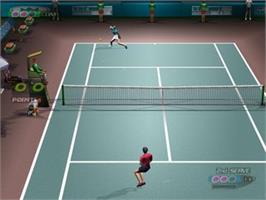In game image of European Tennis Pro on the Sony Playstation 2.