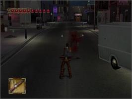 In game image of Evil Dead - A Fistful Of Boomstick on the Sony Playstation 2.