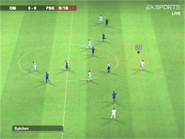 In game image of FIFA Football 2004 on the Sony Playstation 2.