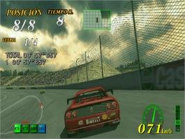 In game image of Ferrari F355 Challenge on the Sony Playstation 2.