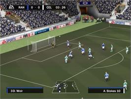 In game image of Fifa 12 on the Sony Playstation 2.