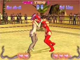 In game image of Fighting Angels on the Sony Playstation 2.