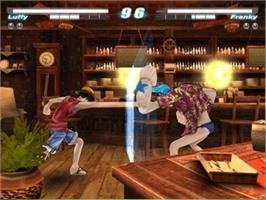 In game image of Fighting For One Piece on the Sony Playstation 2.