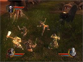 In game image of Gauntlet - Seven Sorrows on the Sony Playstation 2.