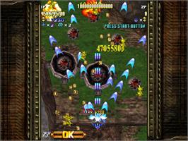 In game image of Gigawing Generation on the Sony Playstation 2.