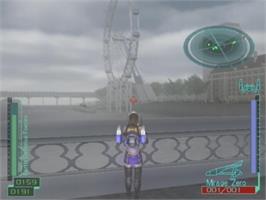 In game image of Global Defence Force on the Sony Playstation 2.