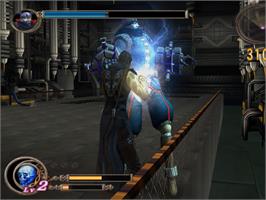 In game image of God Hand on the Sony Playstation 2.