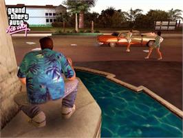 In game image of Grand Theft Auto - Vice City on the Sony Playstation 2.
