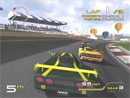 In game image of Gt-r 400 on the Sony Playstation 2.