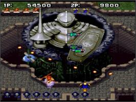 In game image of Gunbird Special Edition on the Sony Playstation 2.