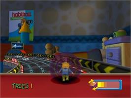 In game image of Habitrail Hamster Ballz on the Sony Playstation 2.
