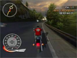 In game image of Harley-davidson - Race To The Rally on the Sony Playstation 2.