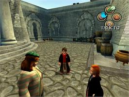In game image of Harry Potter And The Chamber Of Secrets on the Sony Playstation 2.