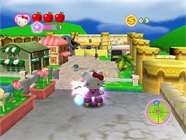 In game image of Hello Kitty Roller Rescue on the Sony Playstation 2.