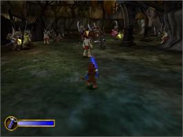 In game image of Hobbit ,The on the Sony Playstation 2.