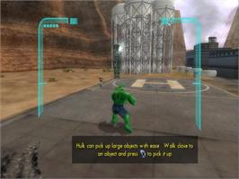 In game image of Incredible Hulk, The on the Sony Playstation 2.