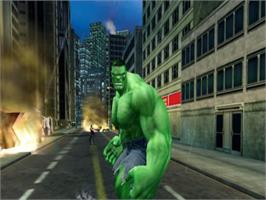 In game image of Incredible Hulk - Ultimate Destruction, The on the Sony Playstation 2.
