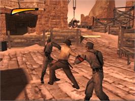In game image of Indiana Jones And The Staff Of Kings on the Sony Playstation 2.